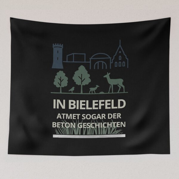 Item preview, IN BIELEFELD EVEN THE CONCRETE BREATHES STORIES designed and sold by Traumbrise.
