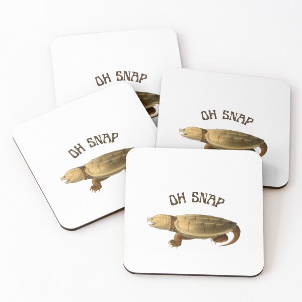 Item preview, Oh Snap Snapping Turtle Funny Pun Turtle Shirt designed and sold by EveryDayDabble.