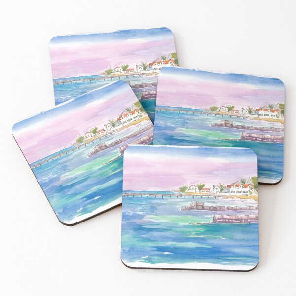 Item preview, Cockburn Town Shores a Turks and Caicos Escape designed and sold by artshop77.