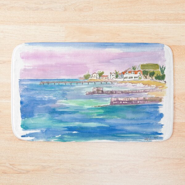 Item preview, Cockburn Town Shores a Turks and Caicos Escape designed and sold by artshop77.
