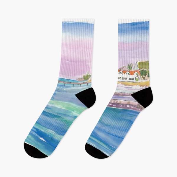 Item preview, Cockburn Town Shores a Turks and Caicos Escape designed and sold by artshop77.
