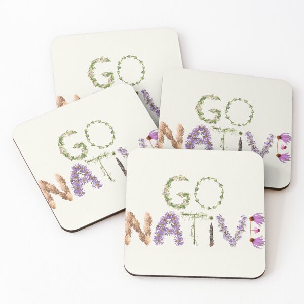 Item preview, Go Native - Plant Native Plants - Support Pollinators  designed and sold by EveryDayDabble.