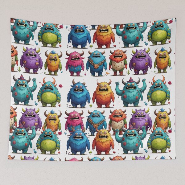 Item preview, Monster Mash-Up Party designed and sold by lotus2lin.