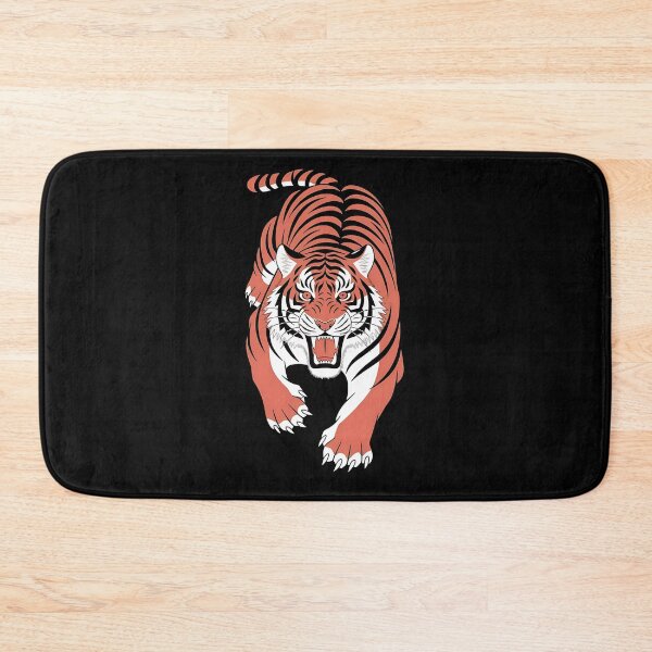 Item preview, Roaring Tiger Graphic - Minimalist Feline Art designed and sold by VA Design.