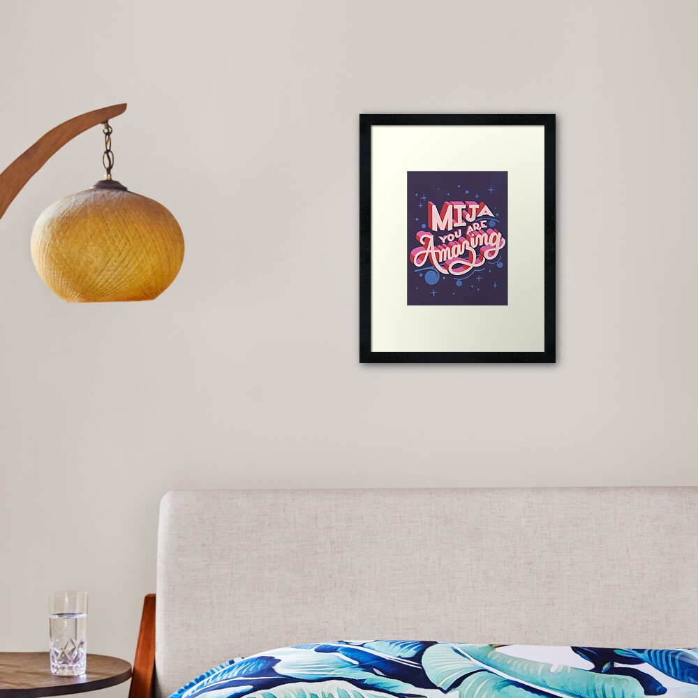 Item preview, Framed Art Print designed and sold by indysign.