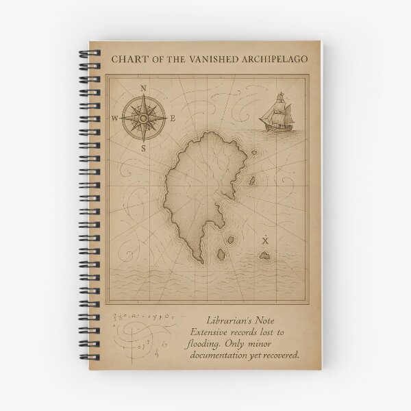 Item preview, Chart of the Vanished Archipelago designed and sold by cryolith7454.