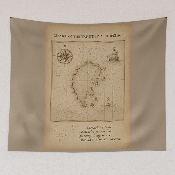 Item preview, Chart of the Vanished Archipelago designed and sold by cryolith7454.