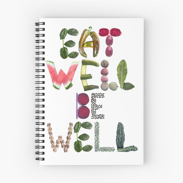 Item preview, Comer bien, estar bien - Cita sobre alimentación saludable designed and sold by EveryDayDabble.