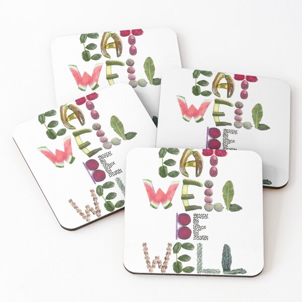 Item preview, Eat well Be well - Healthy Eating Quote  designed and sold by EveryDayDabble.