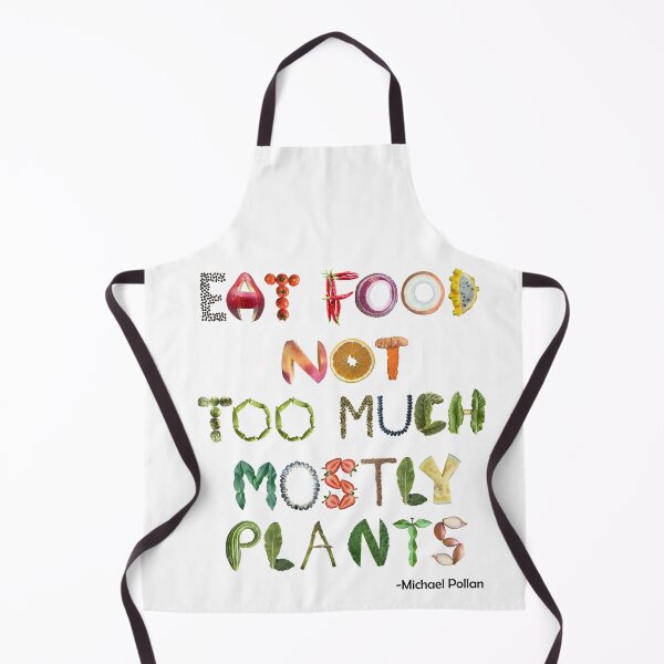 Item preview, Eat Food. Not too Much. Mostly Plants - Healthy Eating Quote designed and sold by EveryDayDabble.