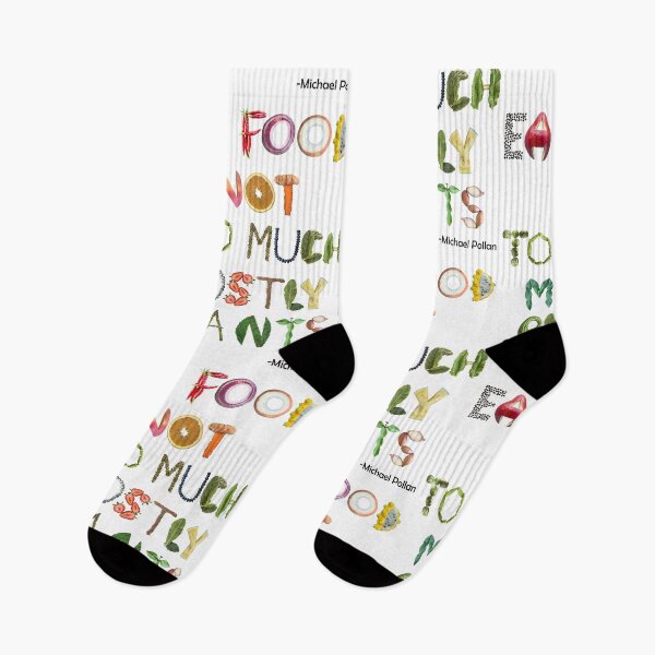 Item preview, Eat Food. Not too Much. Mostly Plants - Healthy Eating Quote  designed and sold by EveryDayDabble.