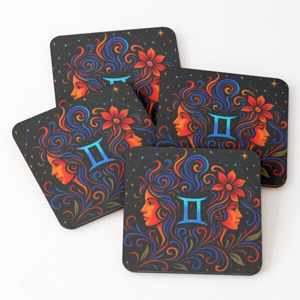 Item preview, Gemini Twins: Celestial Flow designed and sold by Wandering Threads.