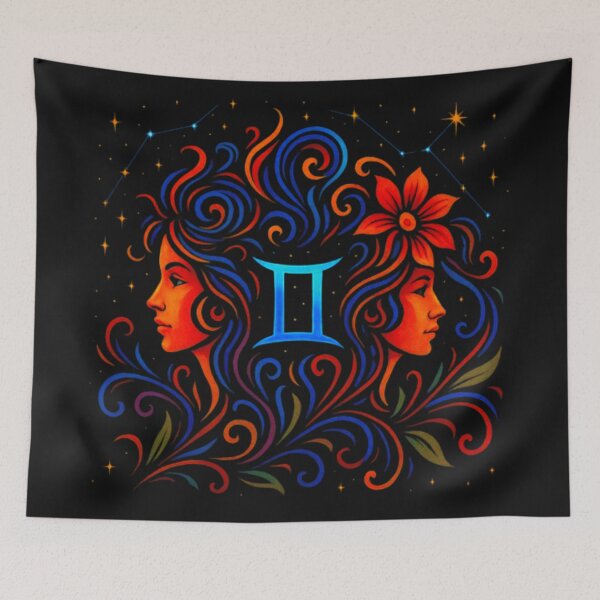 Item preview, Gemini Twins: Celestial Flow designed and sold by Wandering Threads.