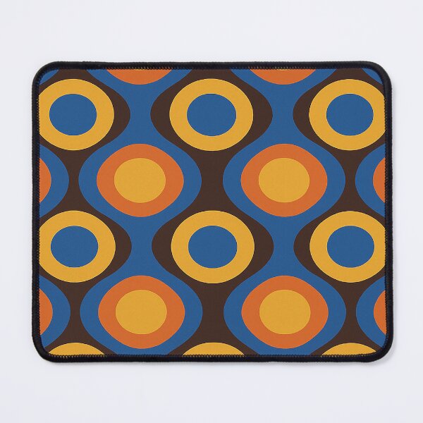 Item preview, Retro 70s Geometric Circle Pattern designed and sold by weirdfishes123.