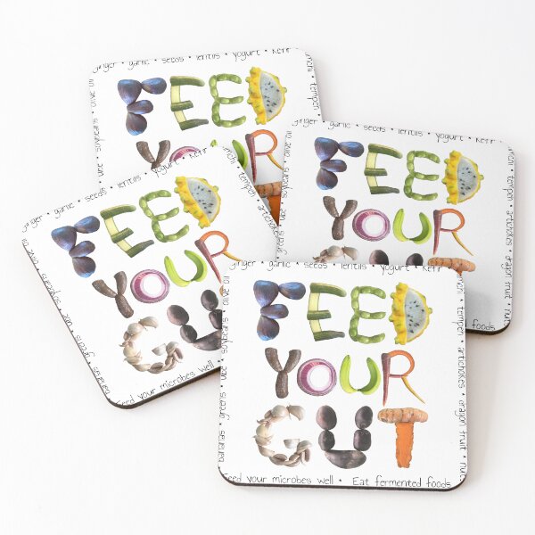 Item preview, Feed Your Gut - Healthy Microbiome Reminders - Improve your microbes  designed and sold by EveryDayDabble.
