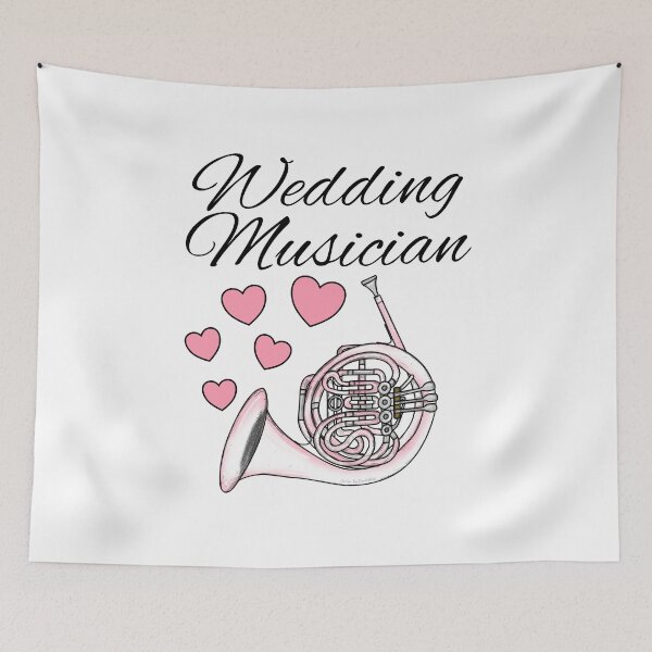 Item preview, Wedding Musician, French Horn Player Brass Musician designed and sold by doodlerob.