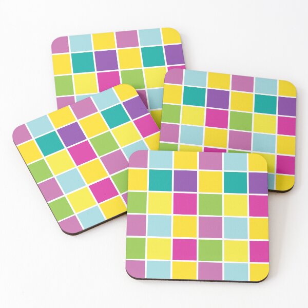 Item preview, Playful Color Block Squares: Bold Checkerboard Style designed and sold by EsvitaDesign.