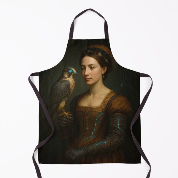 Item preview, Falcon Sentinel: The Noble Lady and Her Cyber Hawk designed and sold by torishaa.