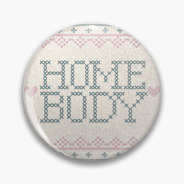 Item preview, "Homebody" Cream stitched designed and sold by itgirlcreative.
