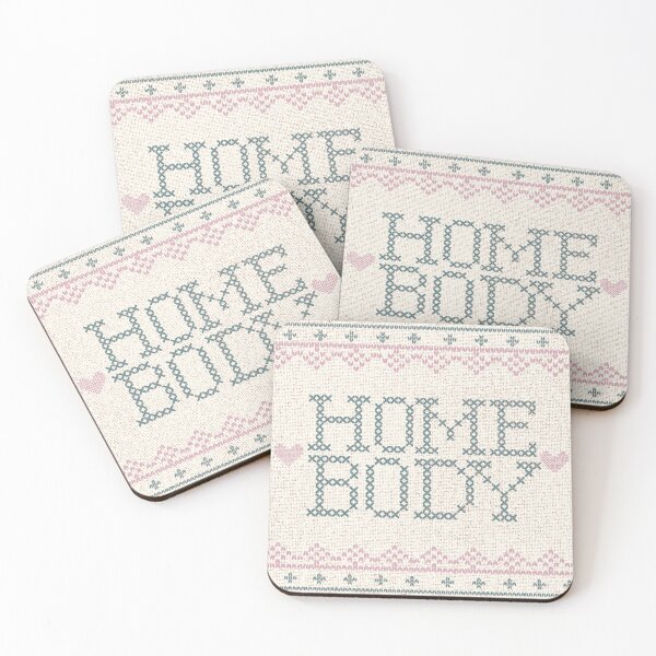 Item preview, "Homebody" Cream stitched designed and sold by itgirlcreative.