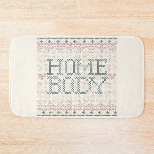 Item preview, "Homebody" Cream stitched designed and sold by itgirlcreative.