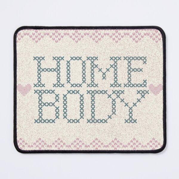 Item preview, "Homebody" Cream stitched designed and sold by itgirlcreative.