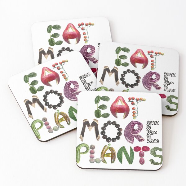 Item preview, Eat More Plants - Healthy Eating Quote  designed and sold by EveryDayDabble.