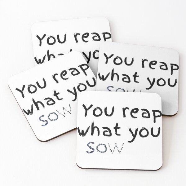 Item preview, You reap what you sow -  Galatians 6:7 simple text with seeds  designed and sold by EveryDayDabble.
