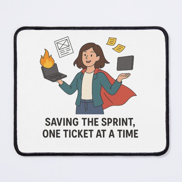 Item preview, PM Superheroine Product Manager Meme designed and sold by MinimumViableMeme.