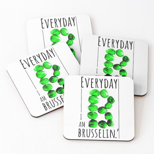 Artikelvorschau, Jeden Tag bin ich Brüsseler Lustiges Veggie-Wortspiel entworfen und verkauft von EveryDayDabble.