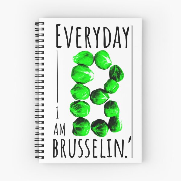 Item preview, Everyday I'm brusselin' Funny veggie pun  designed and sold by EveryDayDabble.