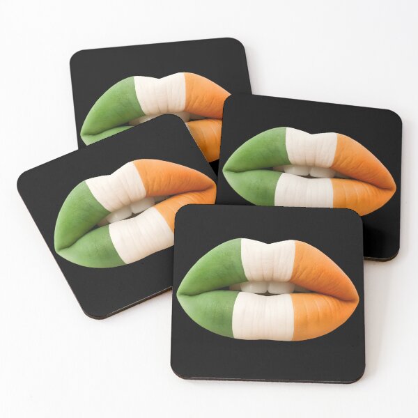 Item preview, Ireland Tricolor Lips designed and sold by OliDesigns.