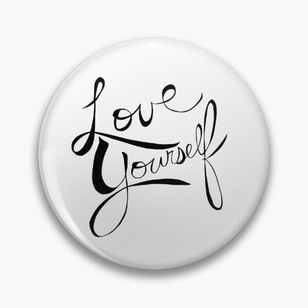 Item preview, Love Yourself Hand lettered  designed and sold by EveryDayDabble.