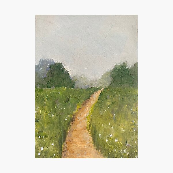 Item preview, Path to the Woods, Impressionist Painting, Landscape Art designed and sold by JoyfulWhimsy.