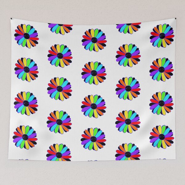 Item preview, Chroma Bloom Rainbow & White designed and sold by TheOutlawArt.