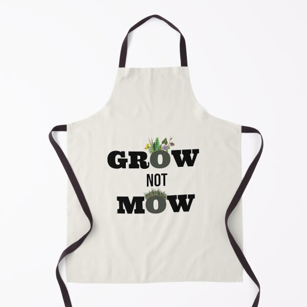 Item preview, Grow not Mow - No lawn mowing - Plant natives designed and sold by EveryDayDabble.