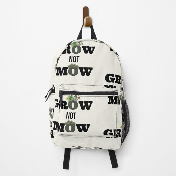 Item preview, Grow not Mow - No lawn mowing - Plant natives  designed and sold by EveryDayDabble.