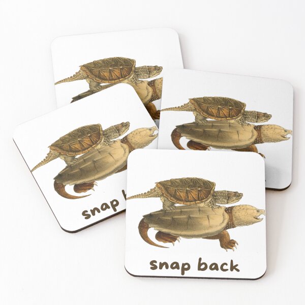 Item preview, Snapping Turtle Funny and Cute - Snap Back designed and sold by EveryDayDabble.