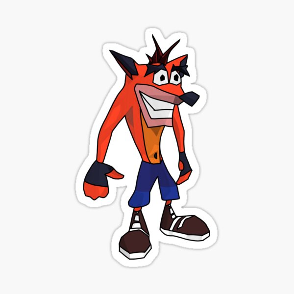 Item preview, Crash Bandicoot lowpoly fanart designed and sold by AmonRa16.