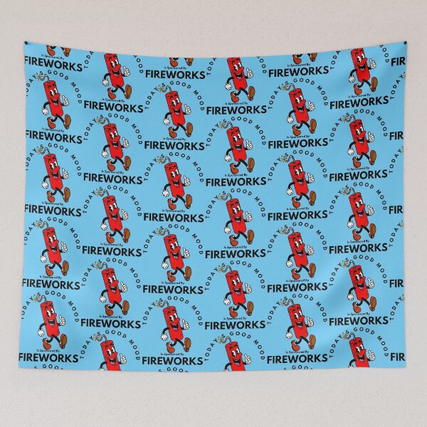 Item preview, Today’s Good Mood Is Sponsored By Fireworks designed and sold by Kate Miller Illustrator.