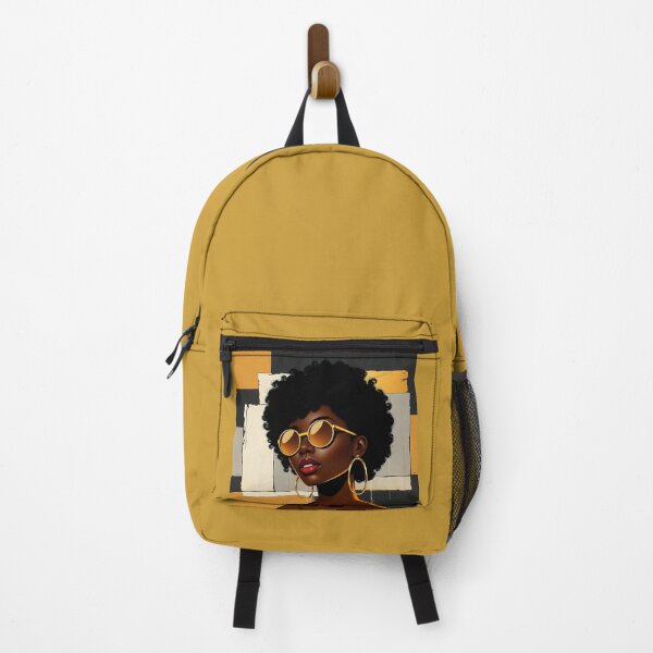 Item preview, Bold Afro Style - Golden Glamour Modern Art designed and sold by VA Design.