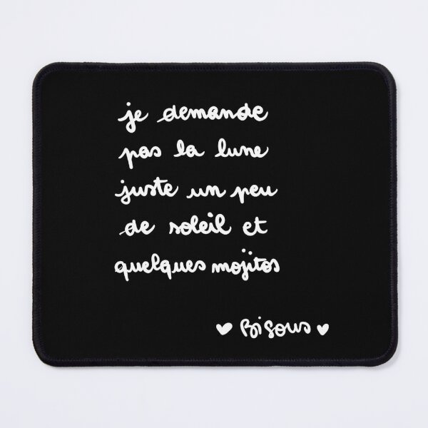 Item preview, I'm not asking for the moon, just a little sun and a few mojitos, kisses designed and sold by Le Bureau des Rêves by Lafillequirevaittrop.