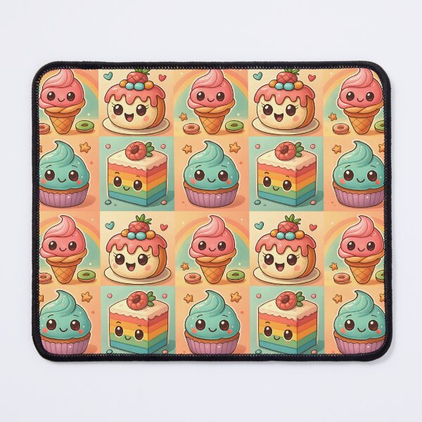 Item preview, Kawaii Dessert Grid Design designed and sold by PrintandJoy.