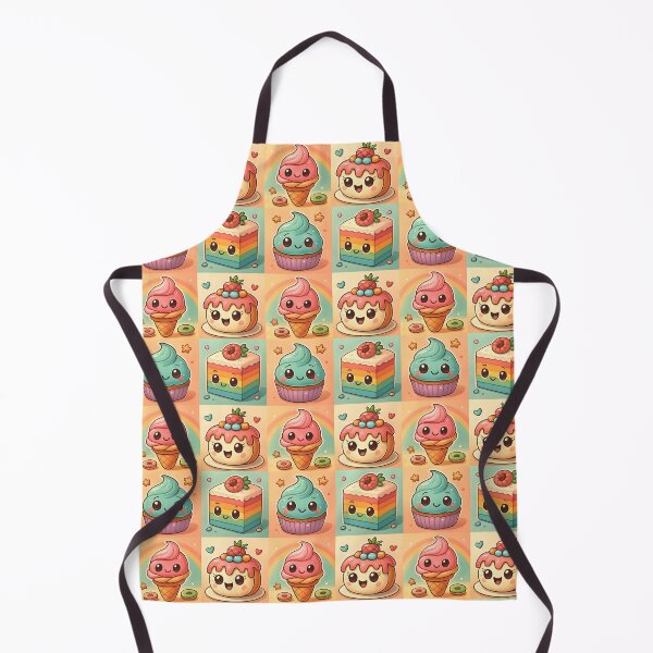 Item preview, Kawaii Dessert Grid Design designed and sold by PrintandJoy.