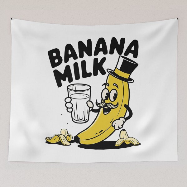 Item preview, Banana milk - Banana power - Banana store - I'm banana - Go bananas - Peeled and peeved - Banana power - Banana store - Go bananas - Peel good designed and sold by JansenGS.