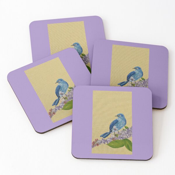 Item preview, Indigo Bunting on a Twig #3 designed and sold by ChristiaJ.