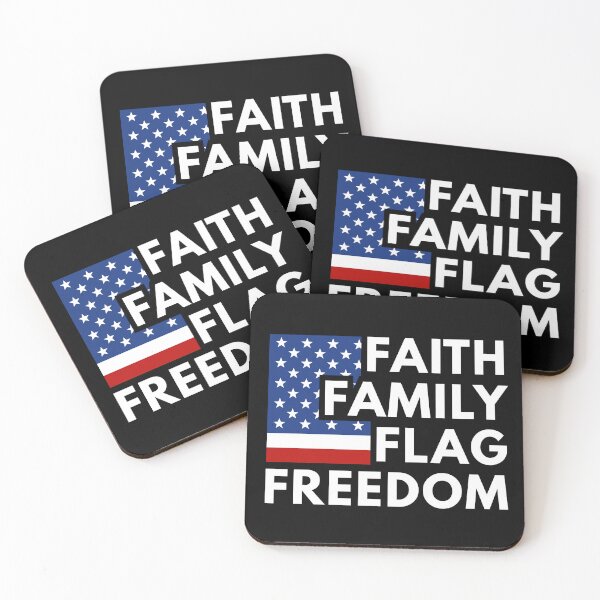 Item preview, Faith Family Flag Freedom designed and sold by fusedtees.