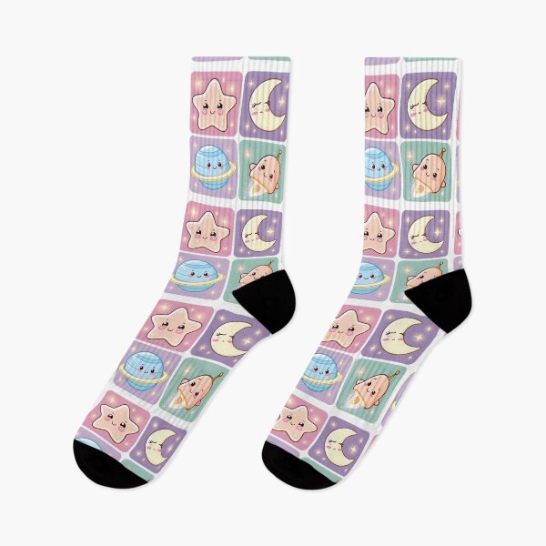 Item preview, Kawaii Celestial Grid Design designed and sold by PrintandJoy.