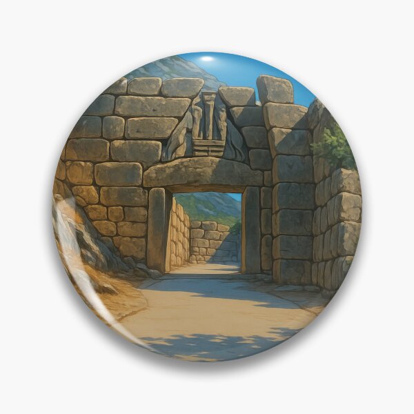 Item preview, The Lion Gate of Mycenae designed and sold by KAI-Studio.