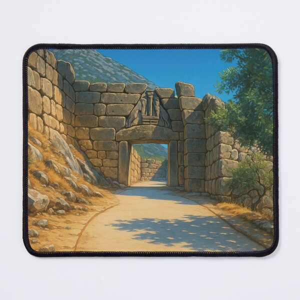Item preview, The Lion Gate of Mycenae designed and sold by KAI-Studio.